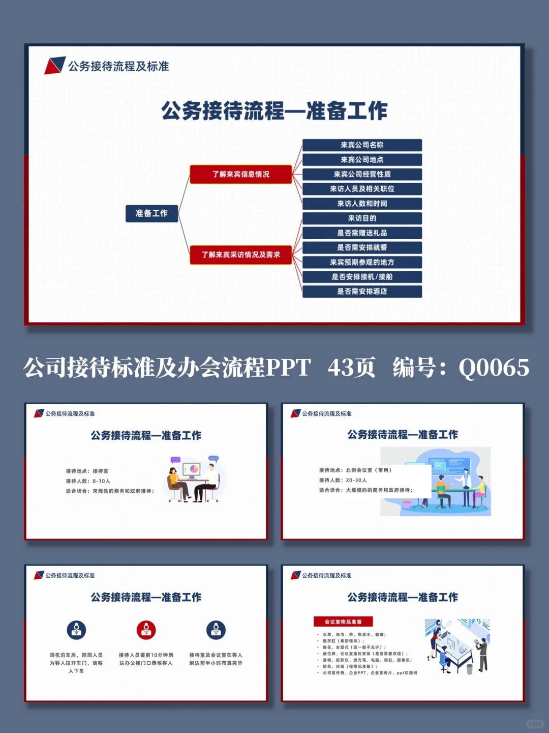 升职加薪就靠它丨接待标准及办会流程培训