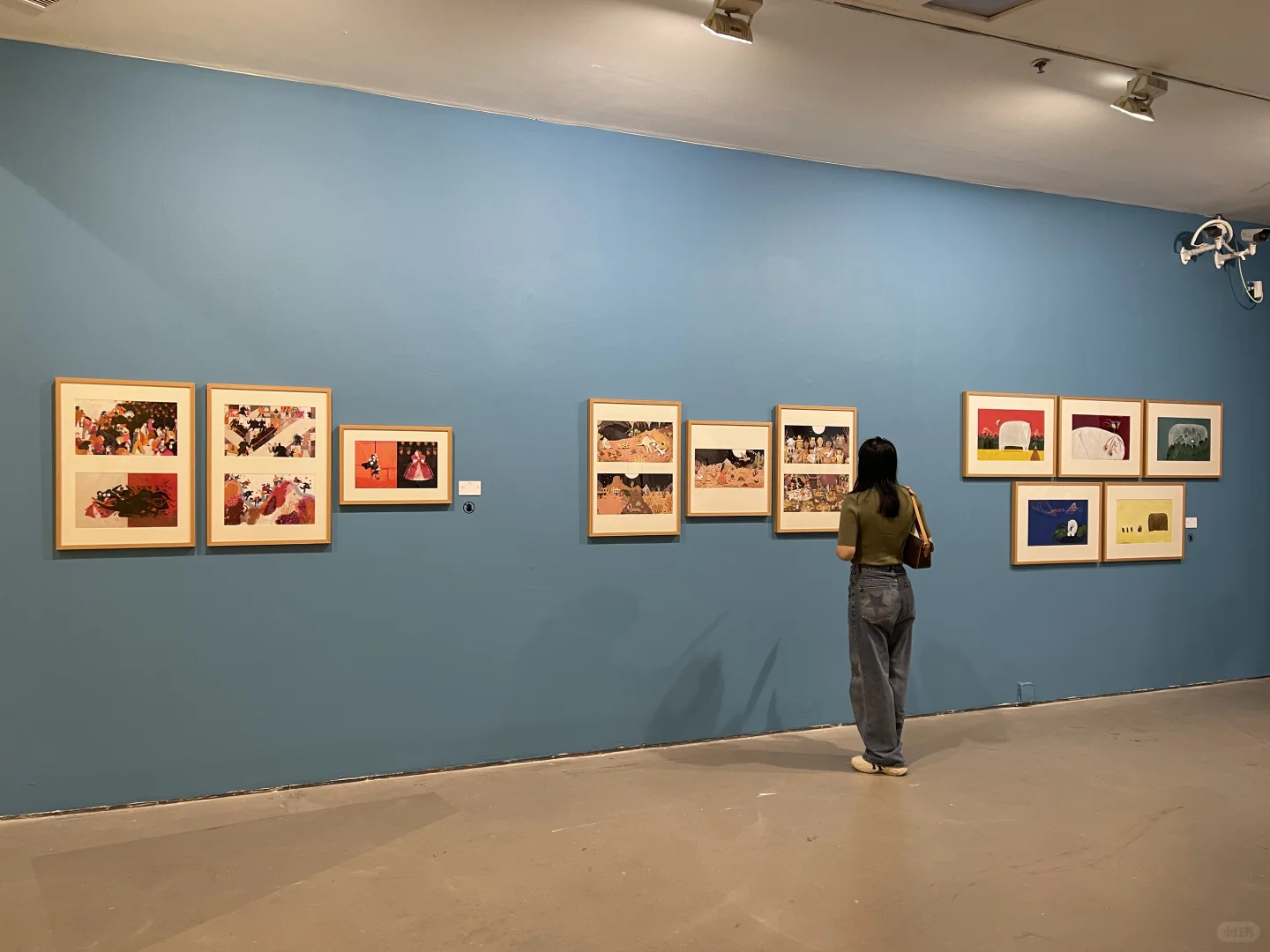 周末和闺蜜来看展