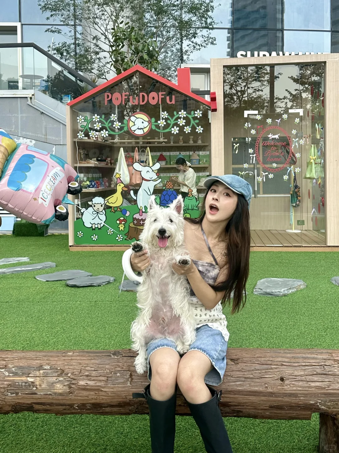 深圳首个腊肠狗主题街区?️0r做小狗海报！