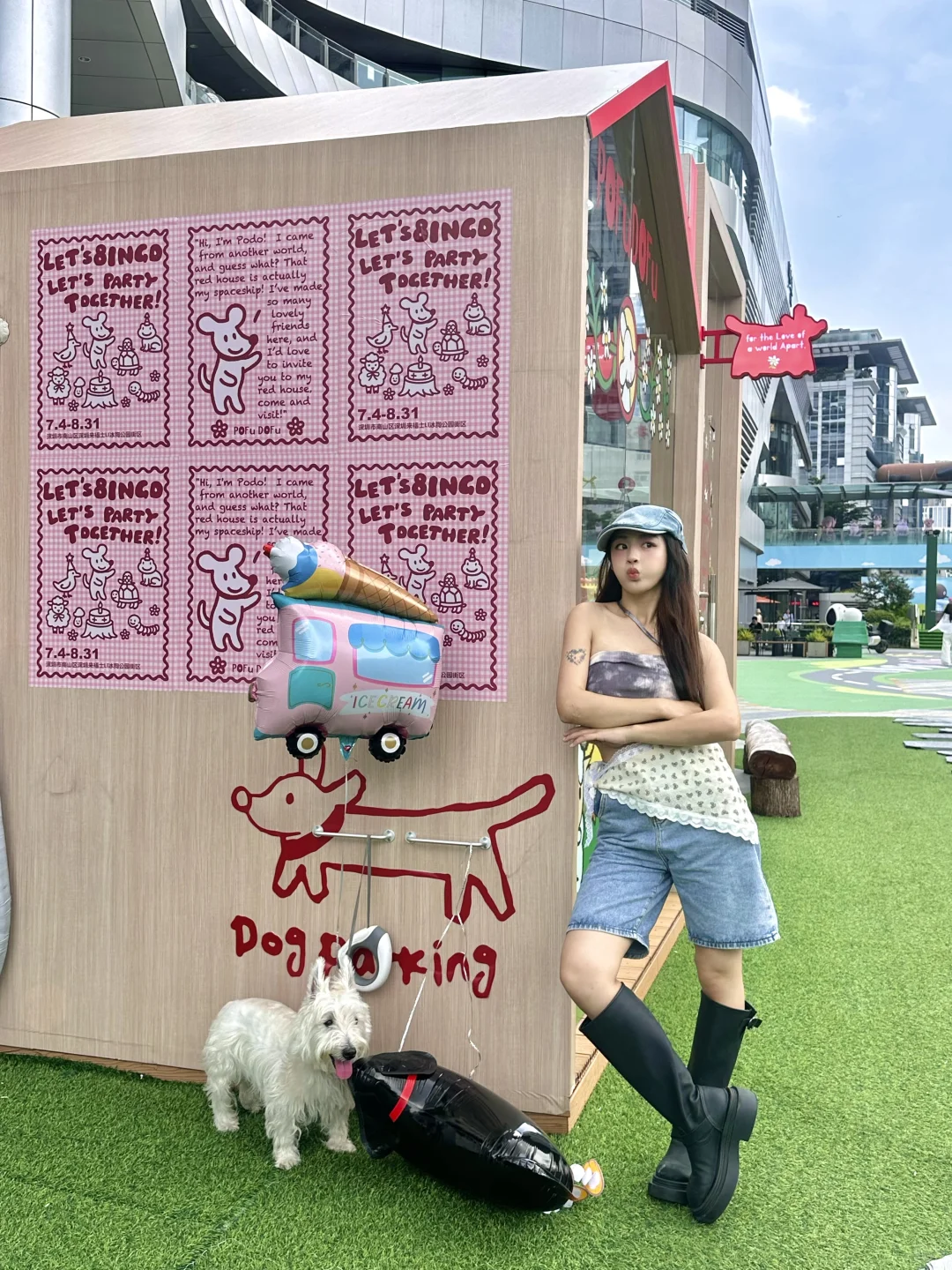 深圳首个腊肠狗主题街区?️0r做小狗海报！