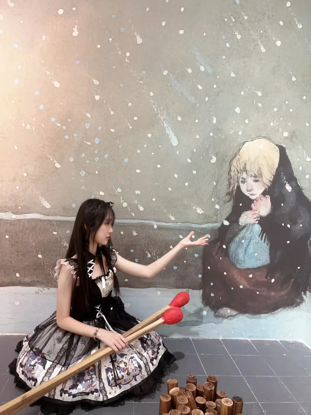 客片分享?画展里的公主?