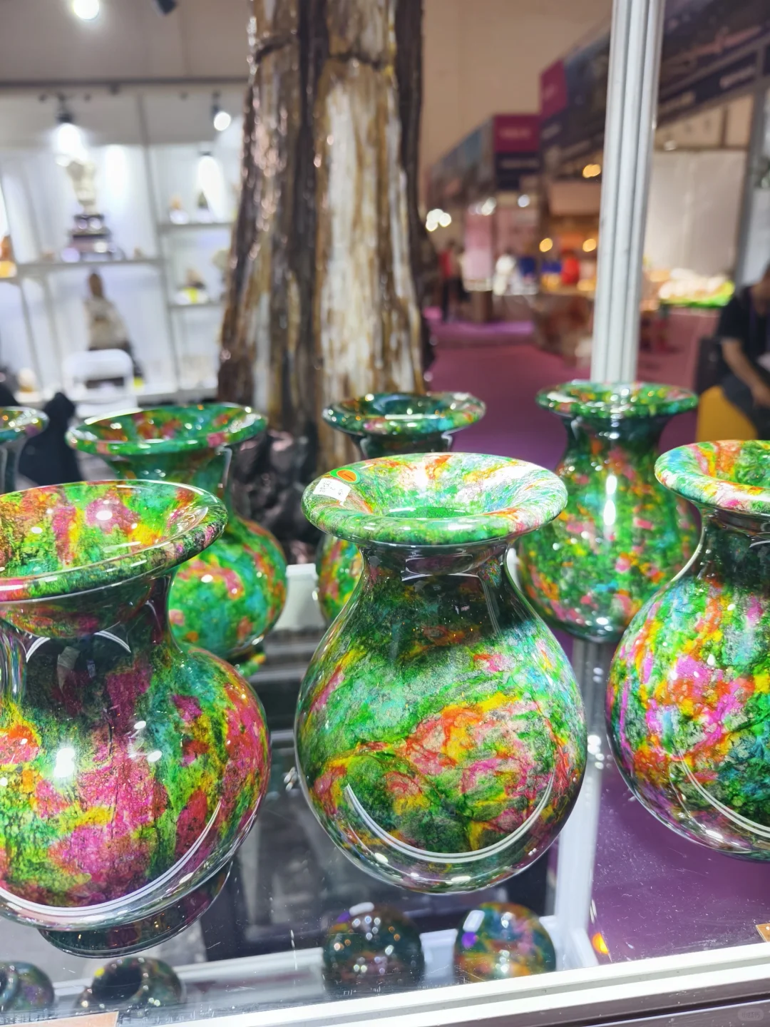 对南博会的手工制品没抵抗力