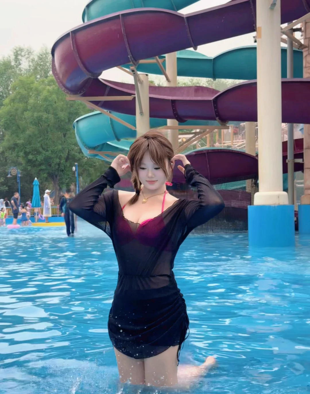 水上乐园拍照? 银基乐海水世界！！