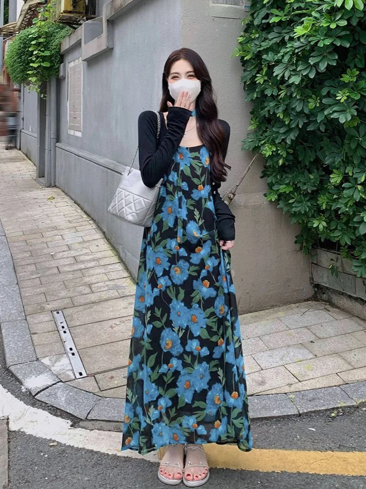 ?一眼就沦陷的碎花长裙!?！