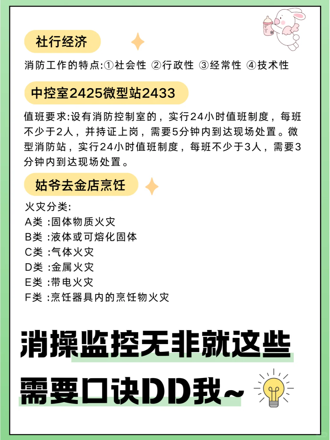 我不允许你还不知道消操有口诀，轻松过
