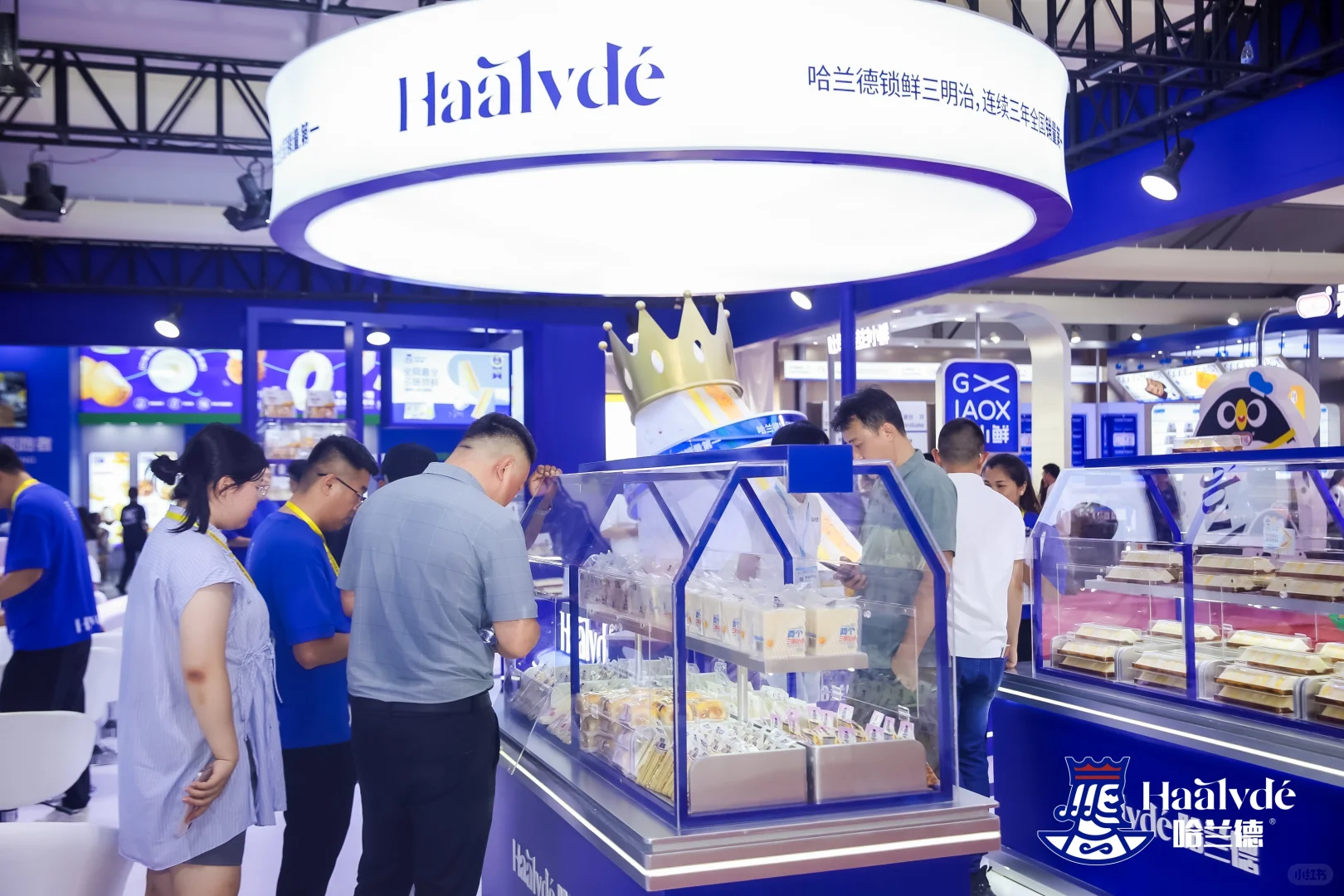 食博会现场直击，哈兰德展位好吃又好玩！