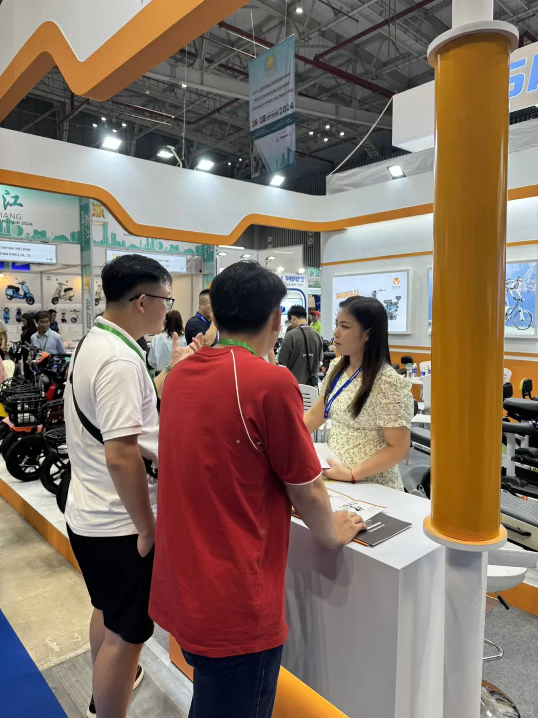 ??越南展会现场今日缩影