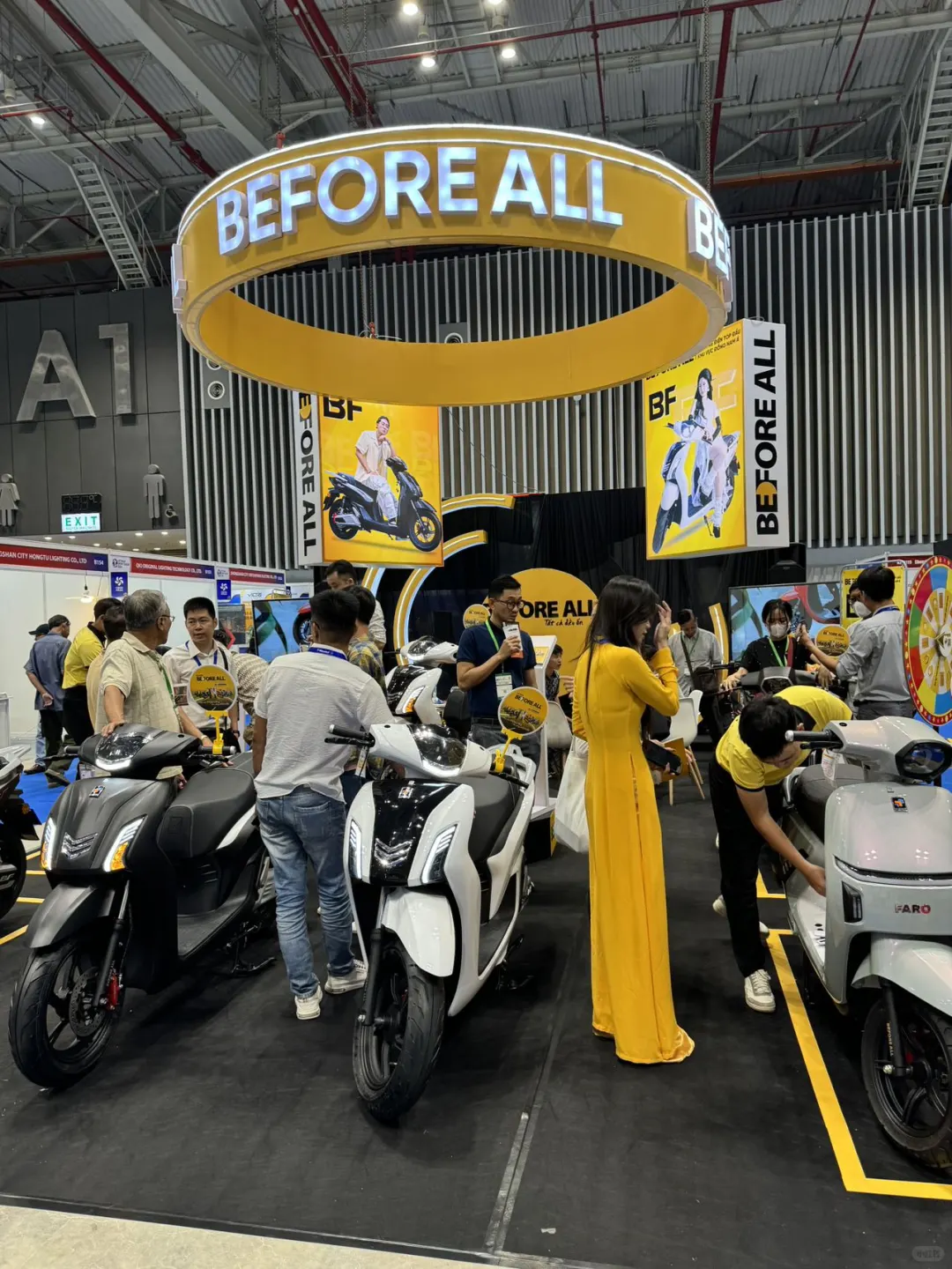 ??越南展会现场今日缩影