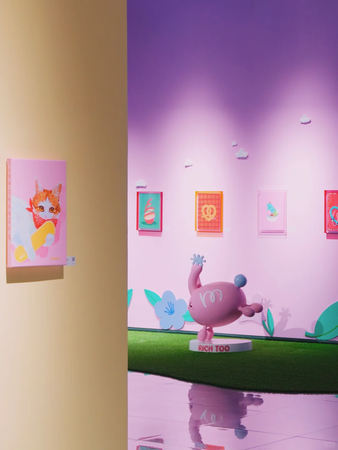 在潍坊！超出片！！！！！一个梦幻治愈的插画展