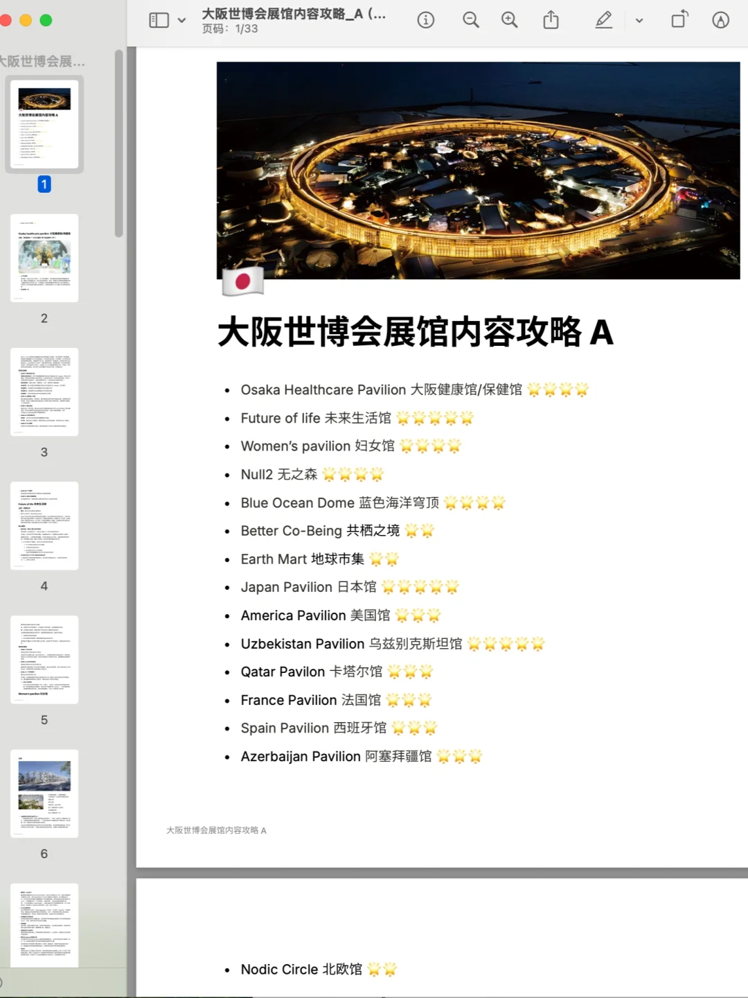 大阪世博会攻略A+B｜90页中文版展馆内容解析