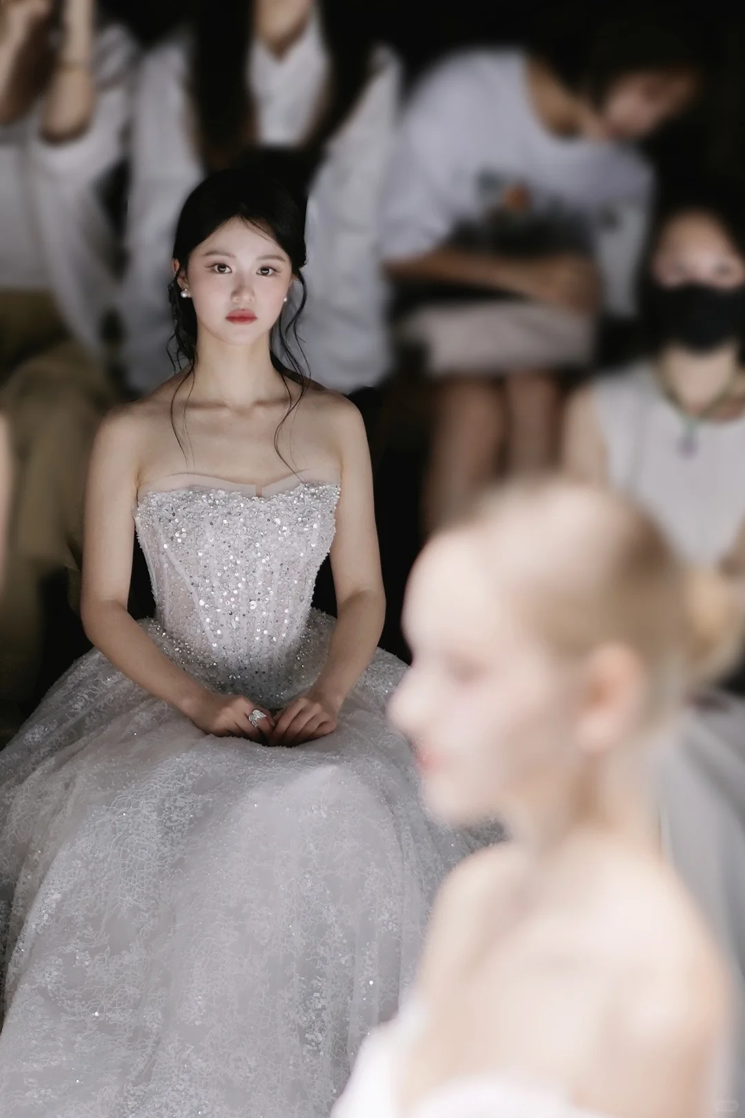 婚纱展偶遇小仙女，原来是乐华娱乐李佳佳！