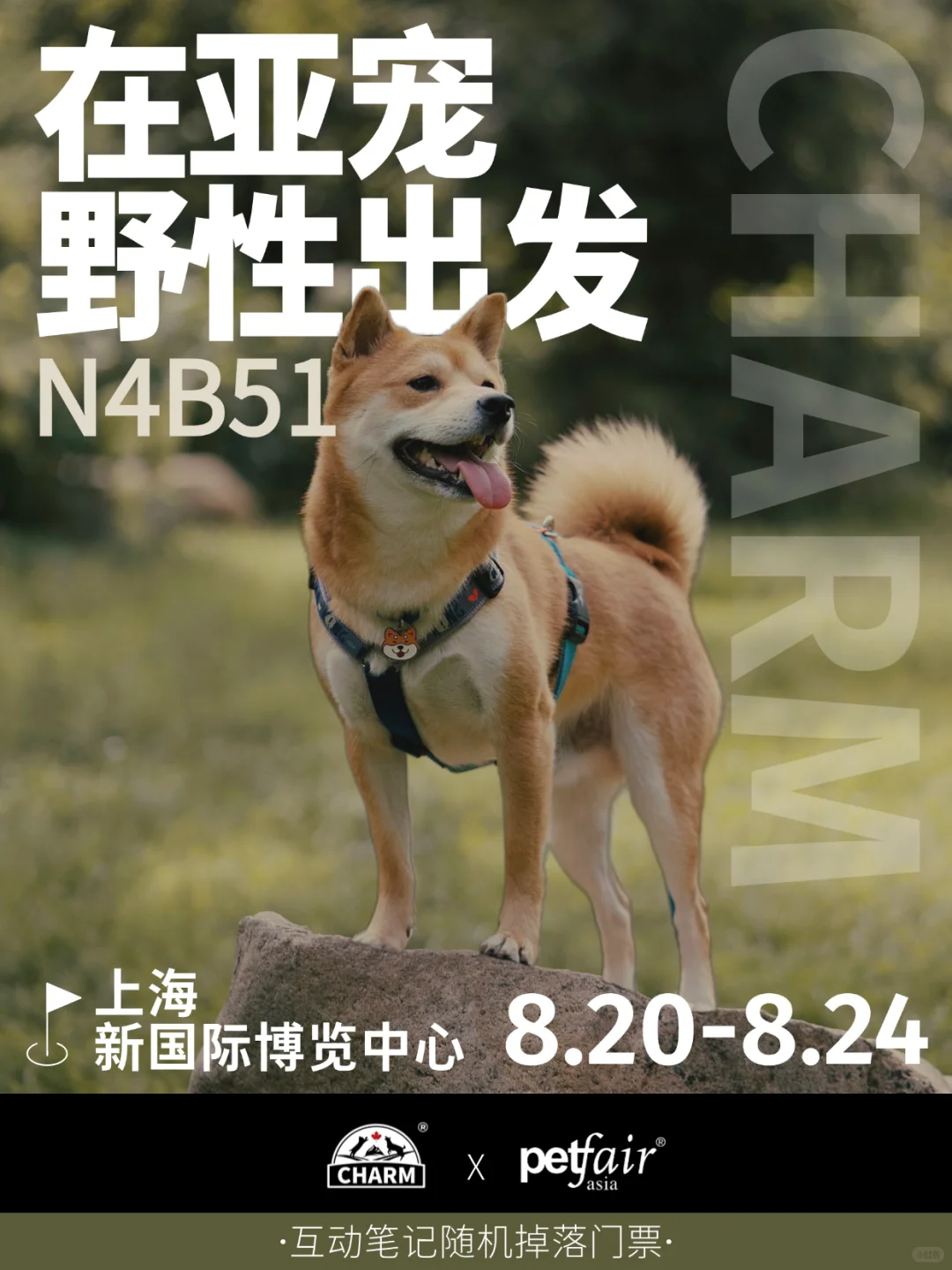 CHARM.与野性魅力相约?8月上海亚宠展见