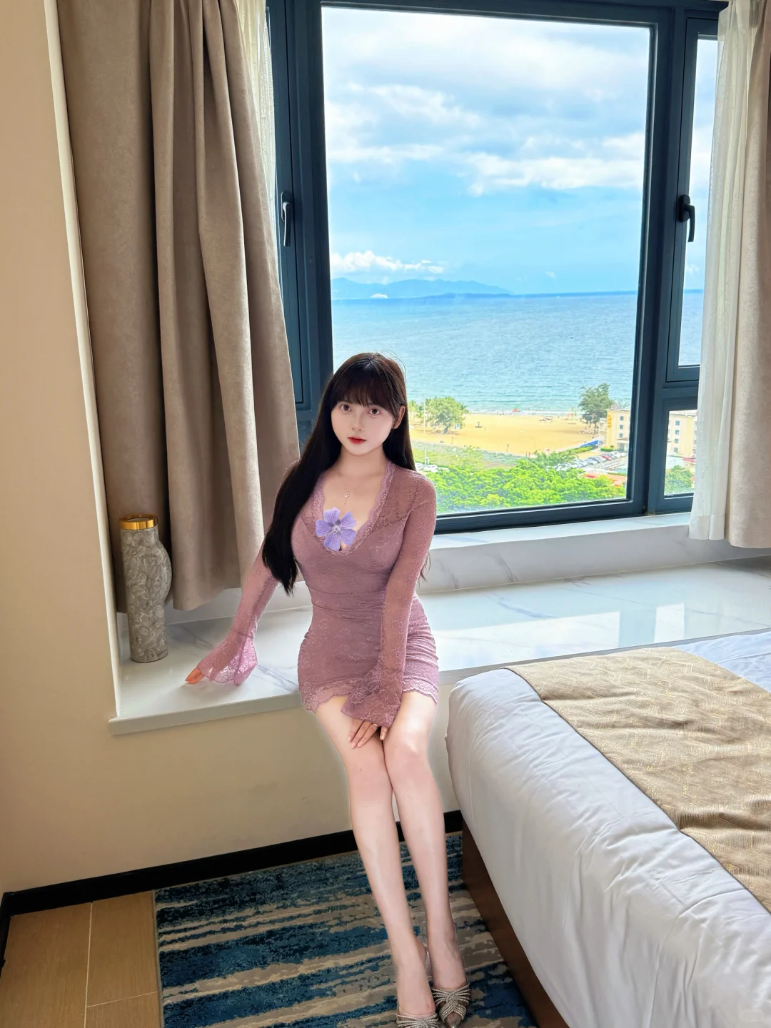 老公说紫色很有韵味???