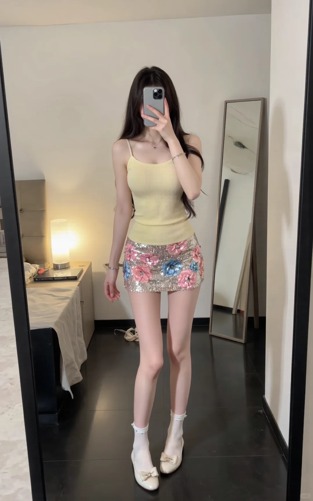腰线yyds！黄色小熟女穿搭！