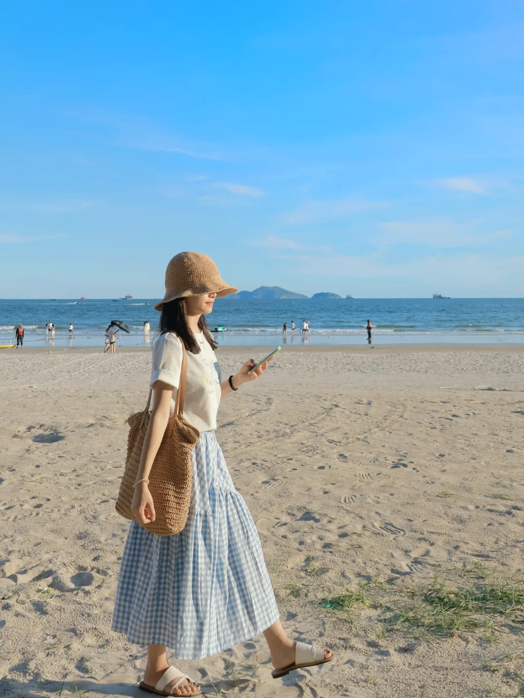 155cm｜?夏天去海边就这么穿啦～