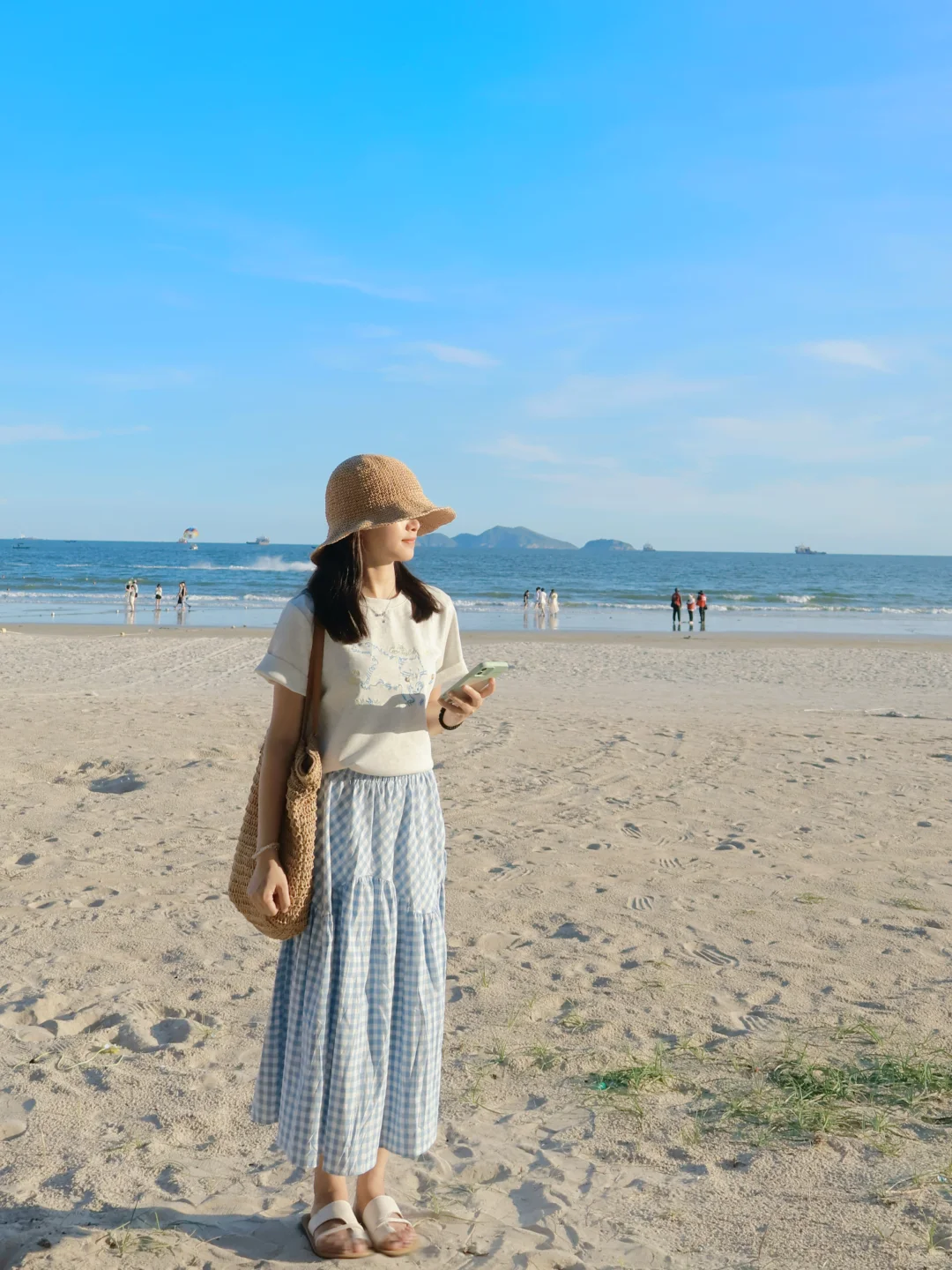 155cm｜?夏天去海边就这么穿啦～