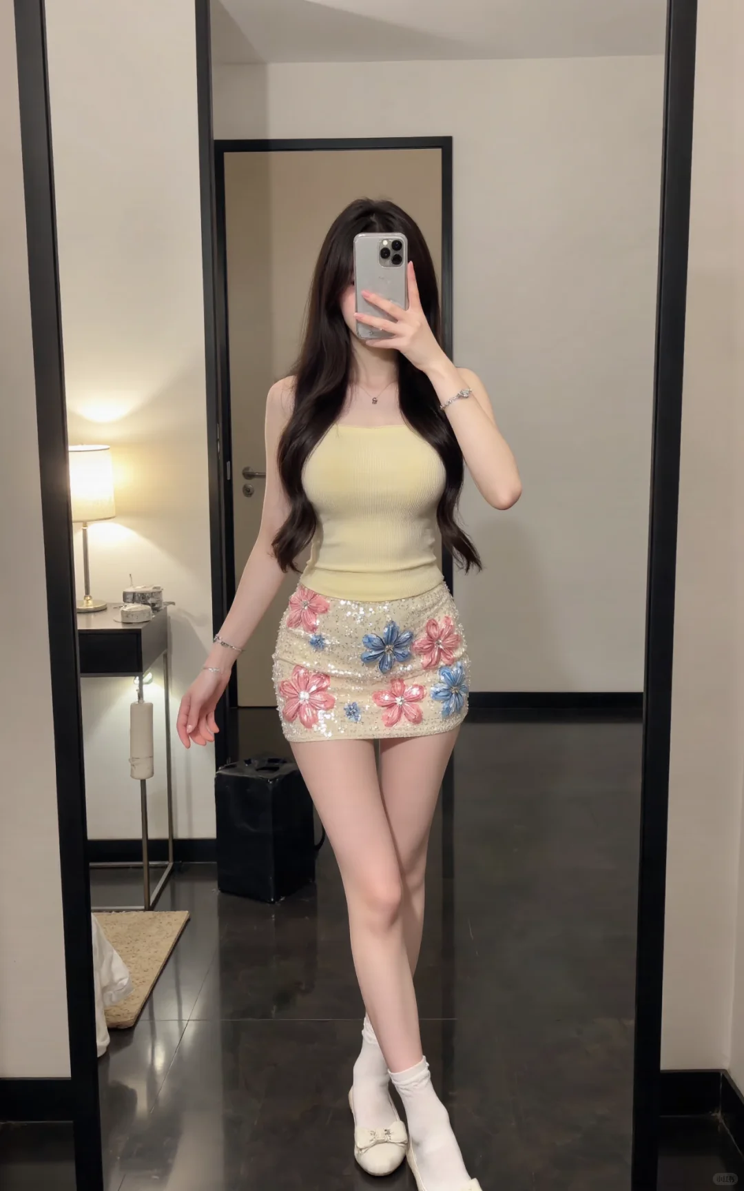 腰线yyds！黄色小熟女穿搭！