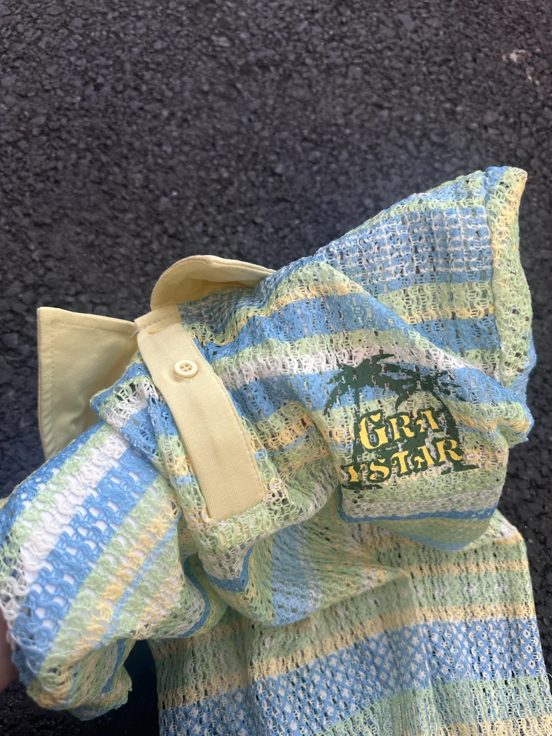 ?夏日Cozyfit |清爽海岛风椰树镂空polo衫