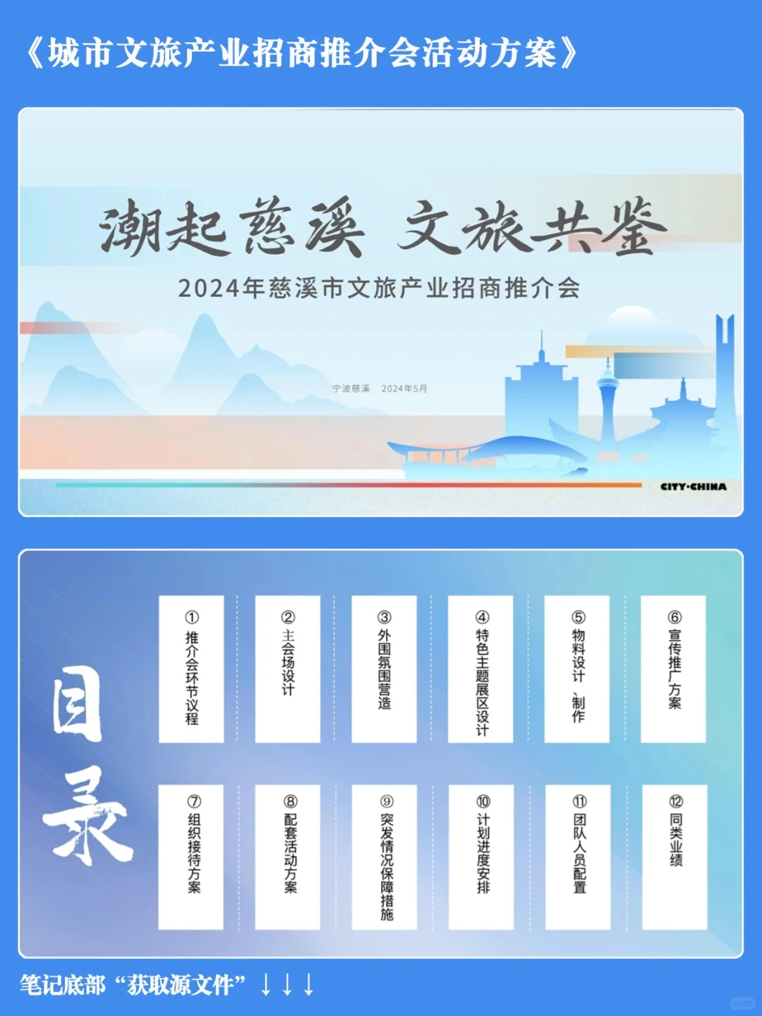 城市文旅｜招商会方案