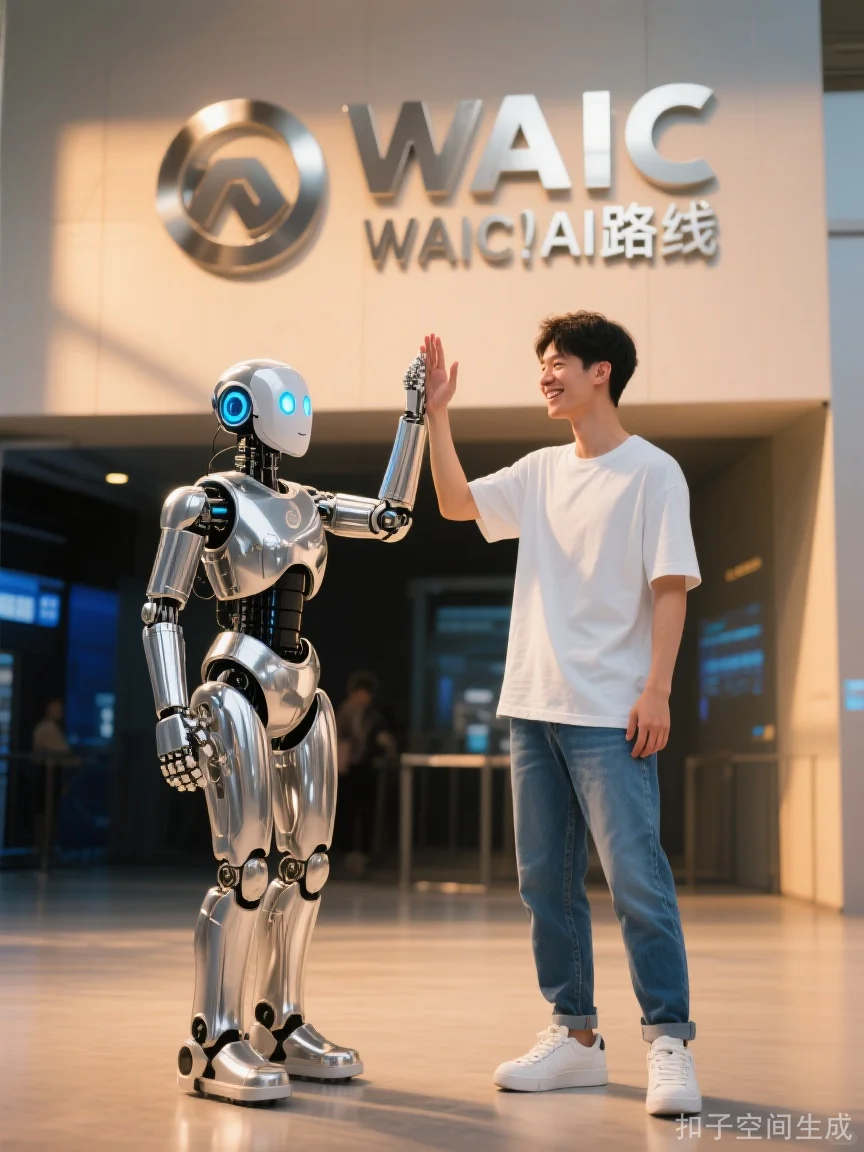 ?第一次逛 WAIC 全靠 AI!