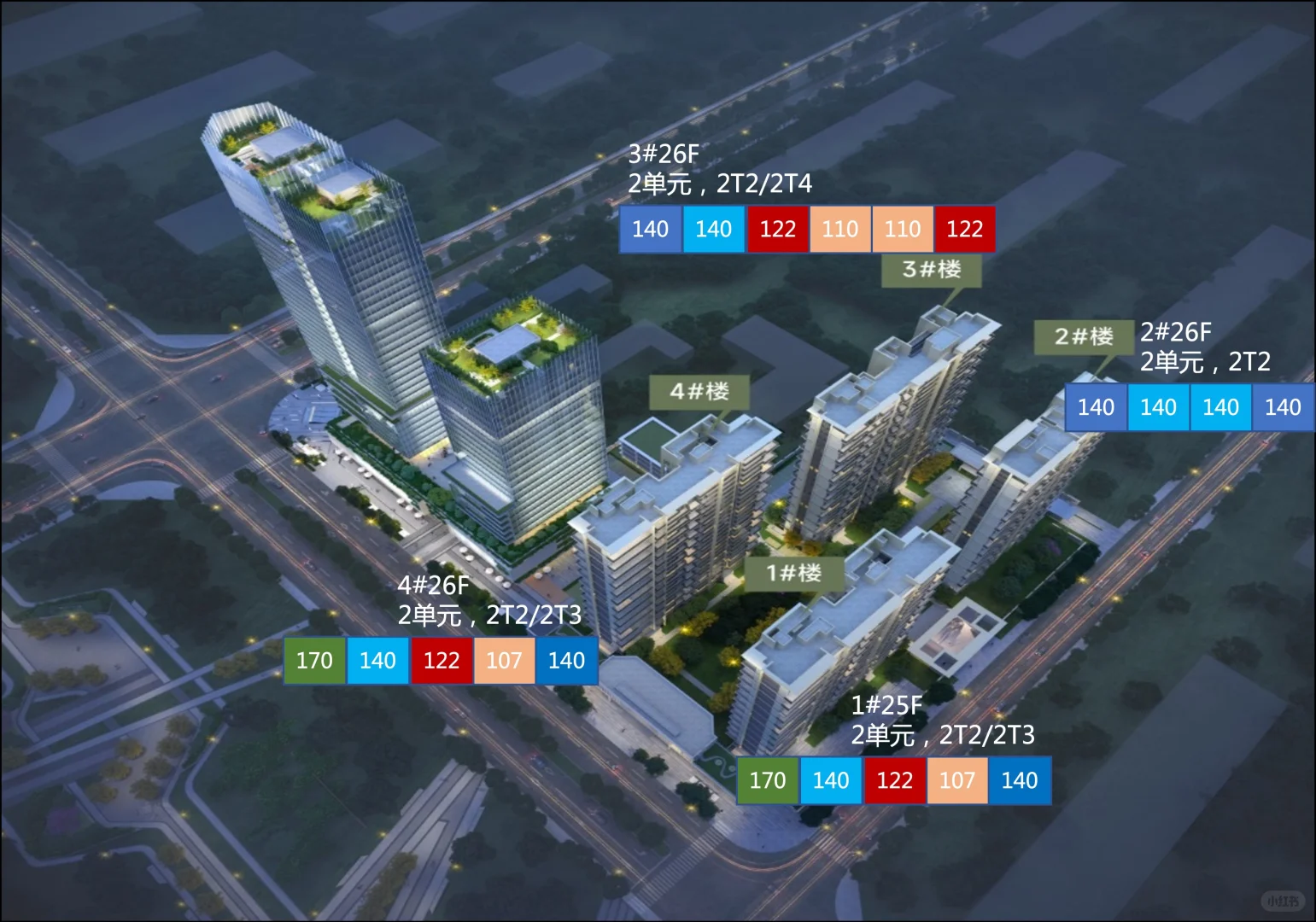 旭景丰颢园 团购有优惠户型鉴赏