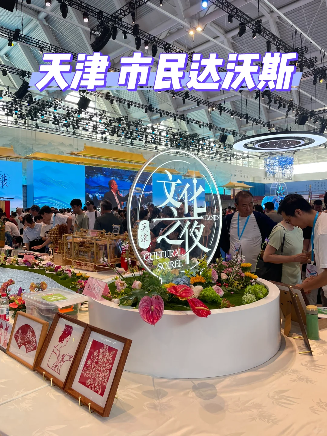 天津国展，市民达沃斯，人山人海