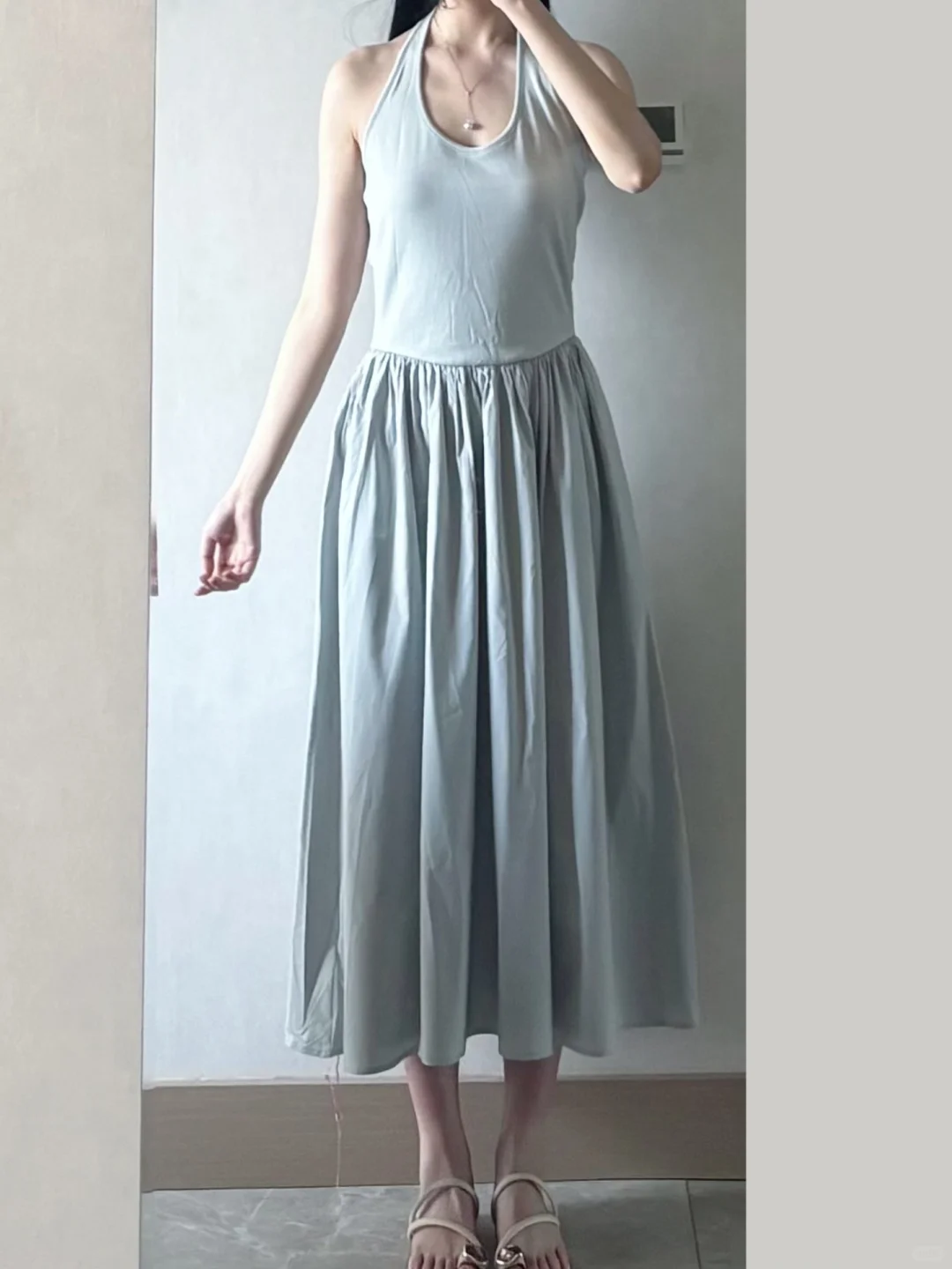 团购反馈｜猪猪团拼接连衣裙