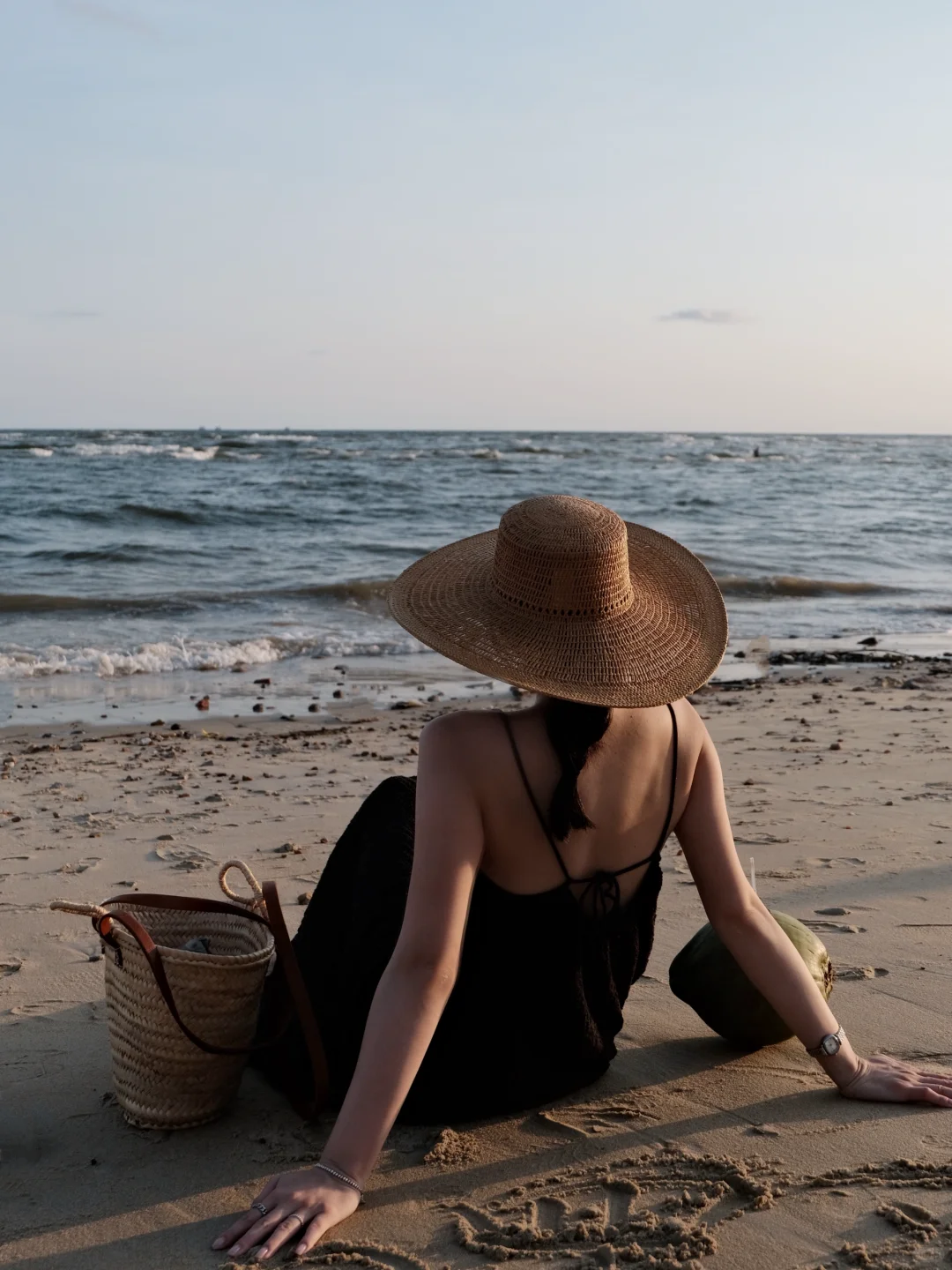 海边日記?? ? ? ⭒谁懂这种草帽的氛围感