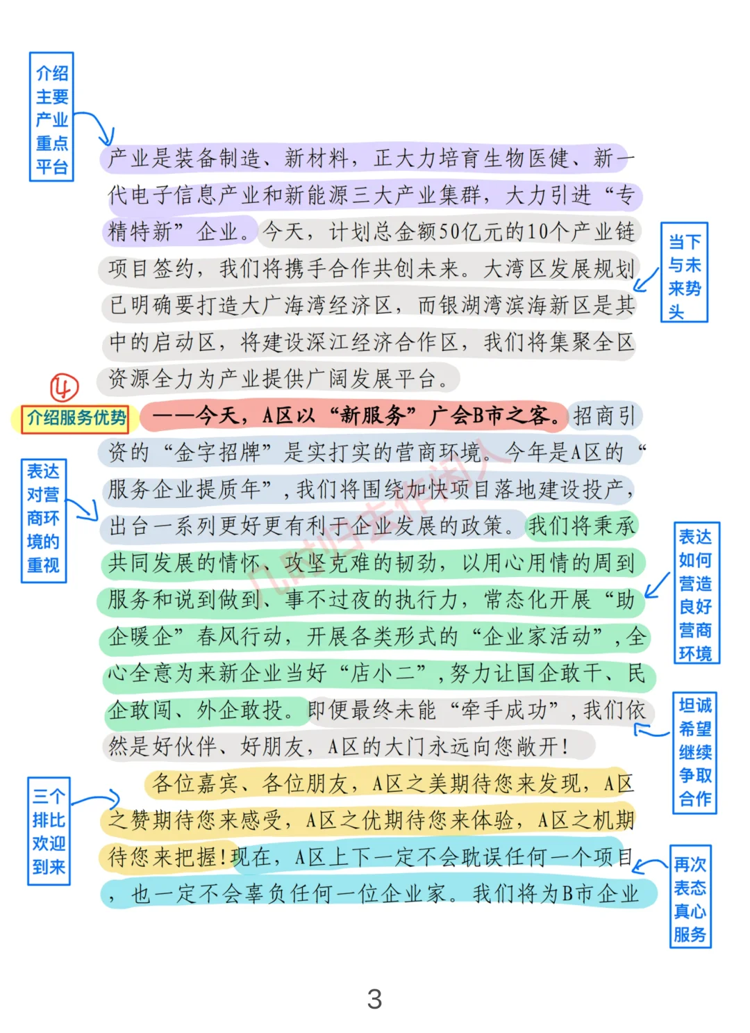 文章剖析|招商推介致辞怎么写③