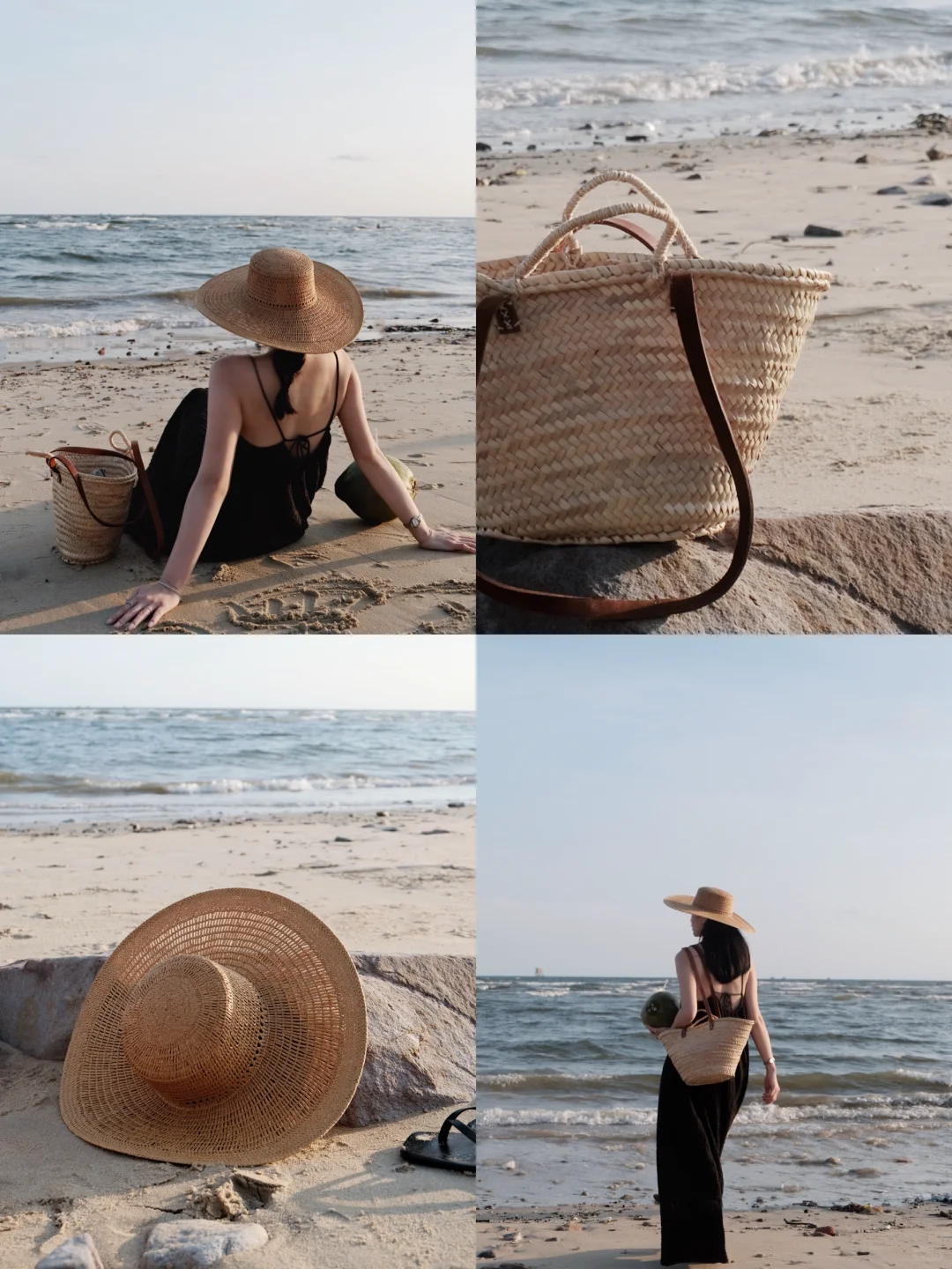 海边日記?? ? ? ⭒谁懂这种草帽的氛围感