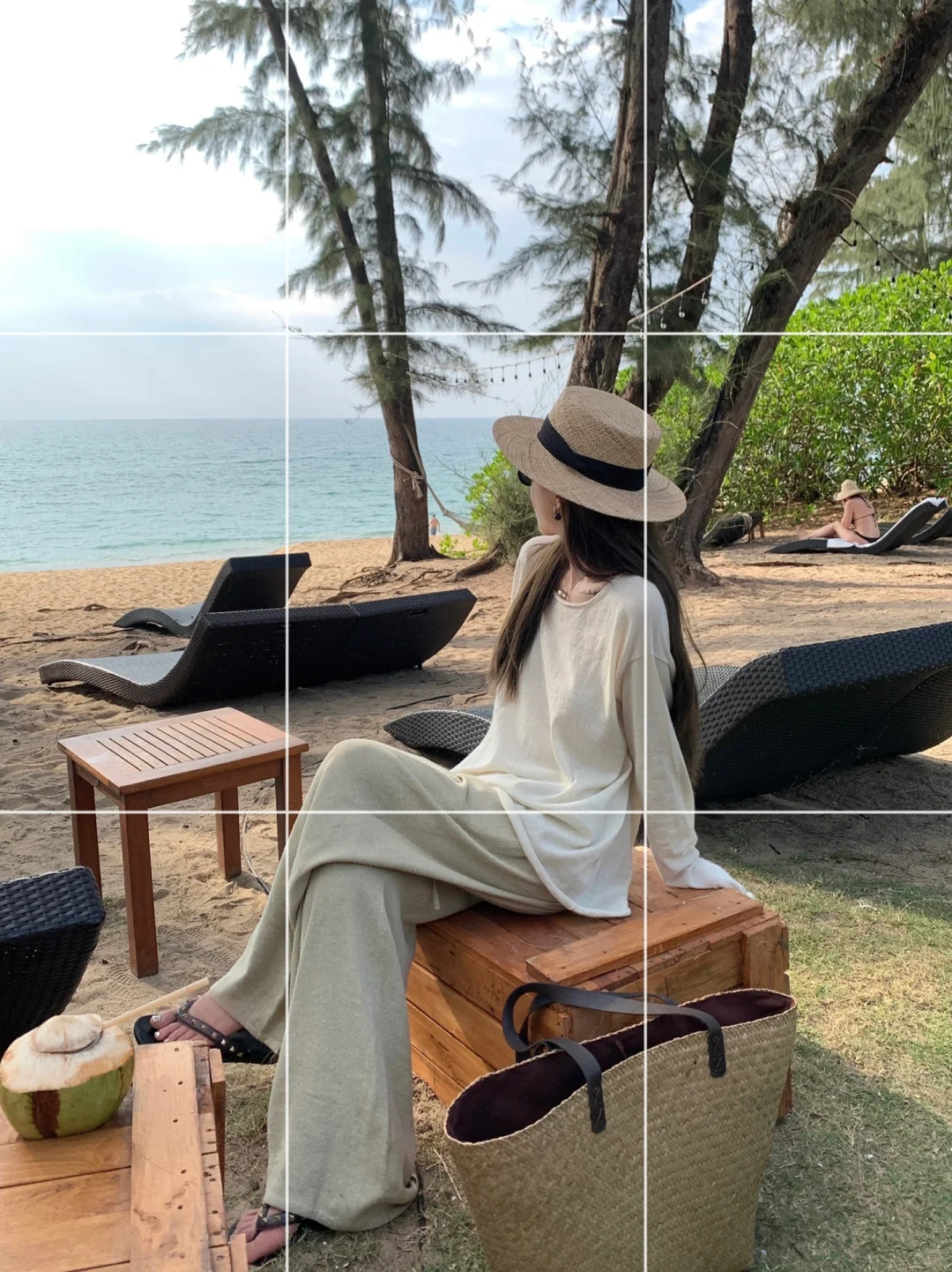 存一些海边生命力拍照姿势?旅游度假码住！