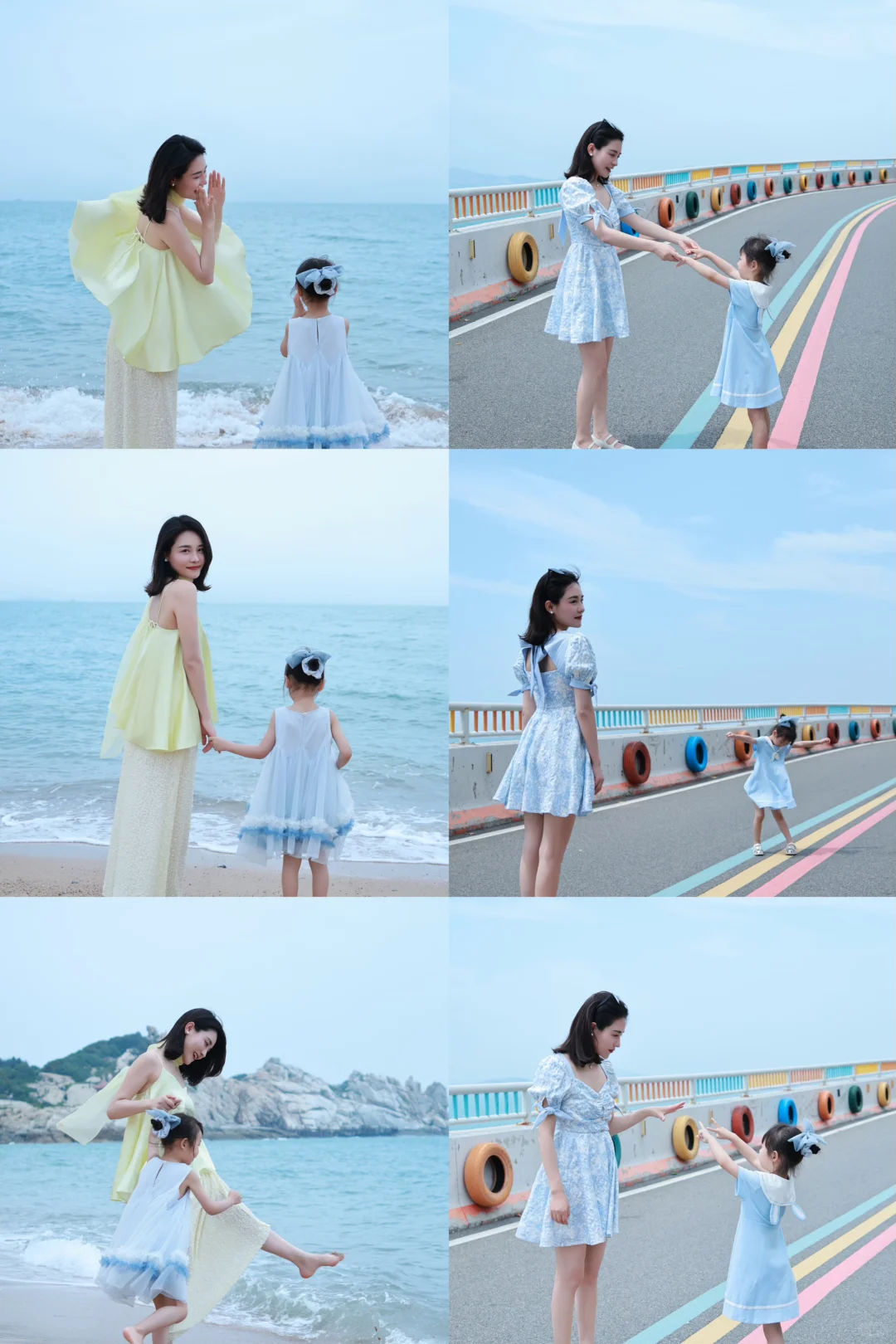 湄洲岛约拍｜海边亲子拍照姿势