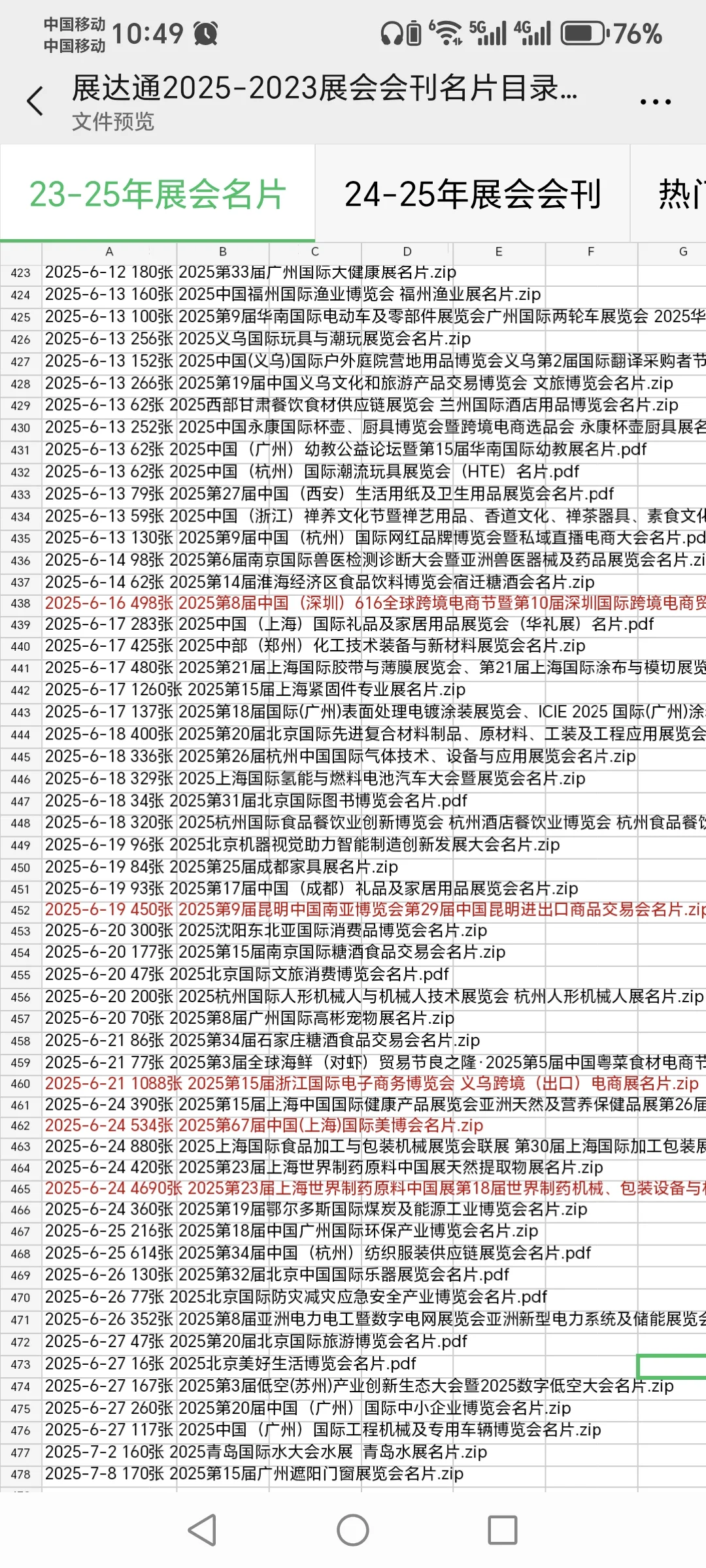 ?2025年全国展会参展商名录资料推荐?