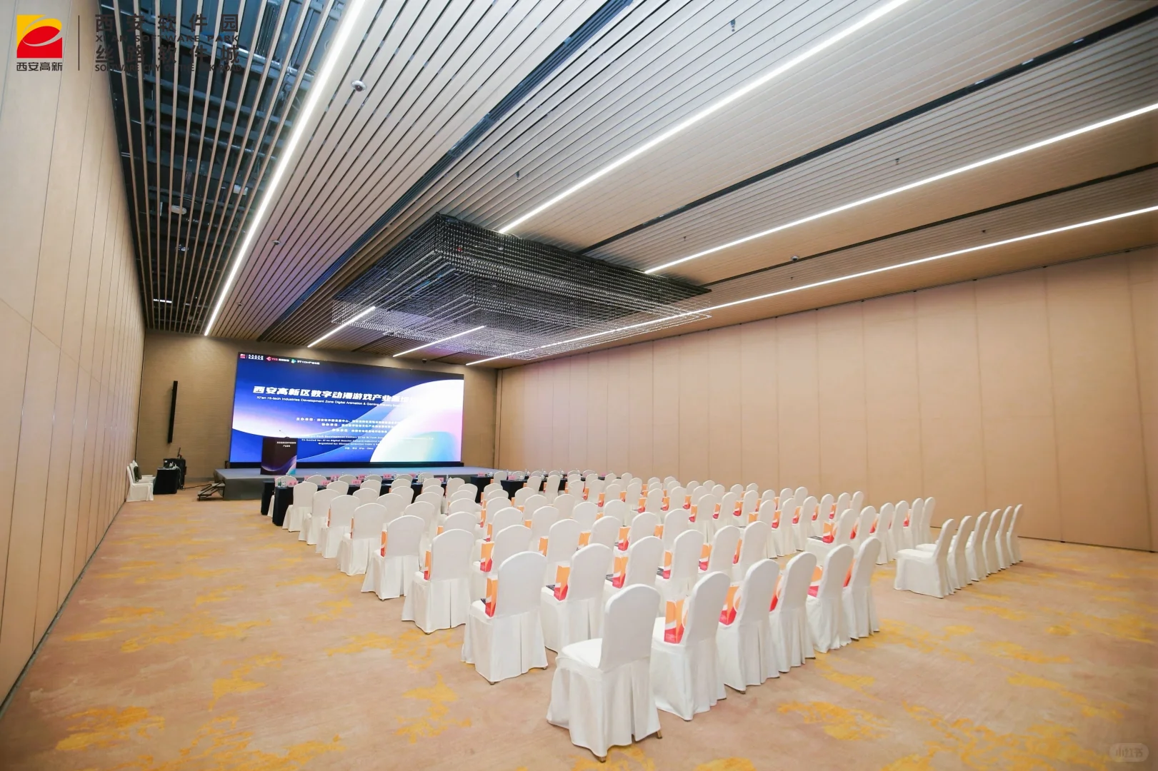 会议进行中-数字动漫游戏招商推介会