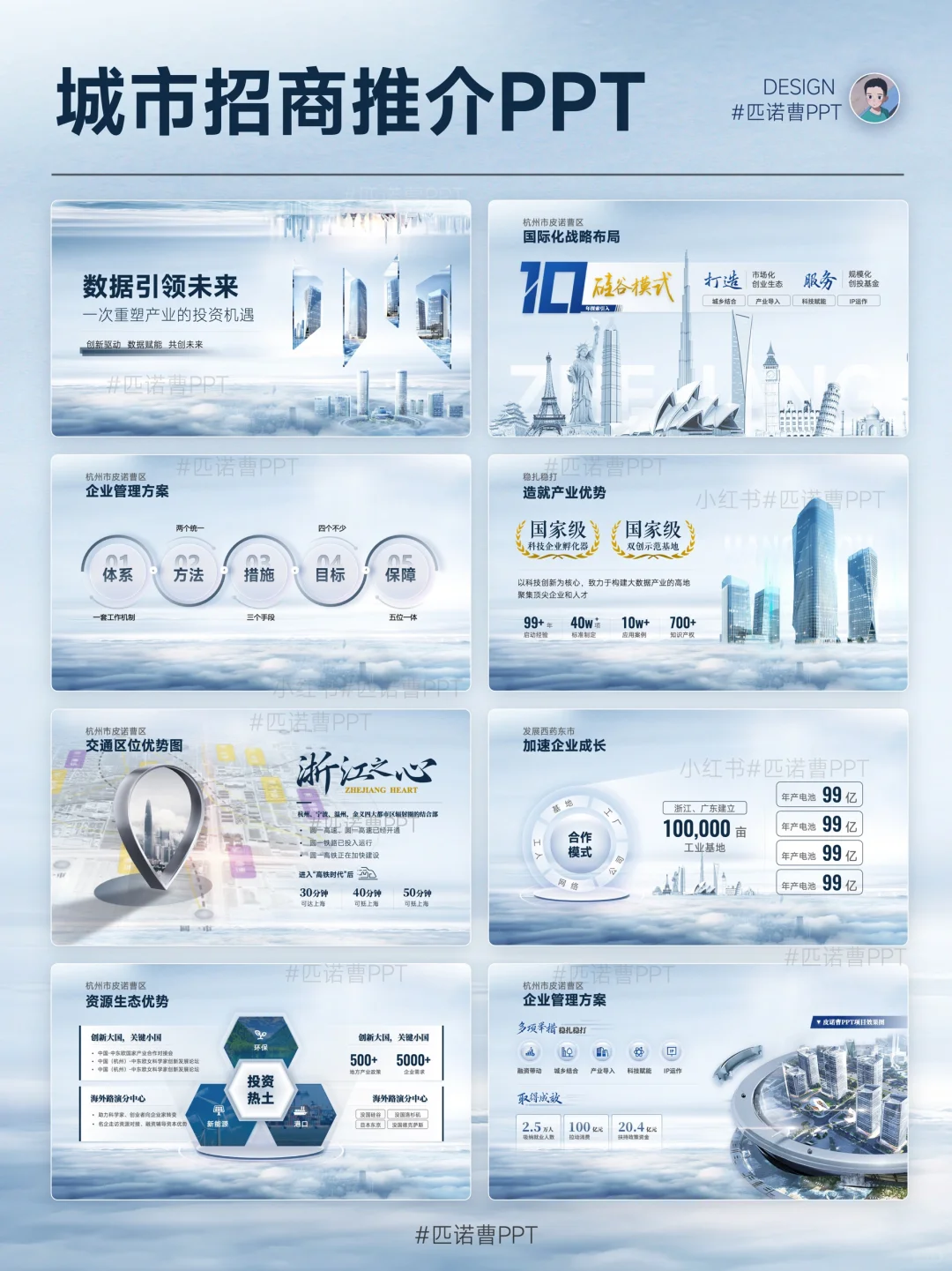 简约商务系列城市招商推介会PPT案例分享?