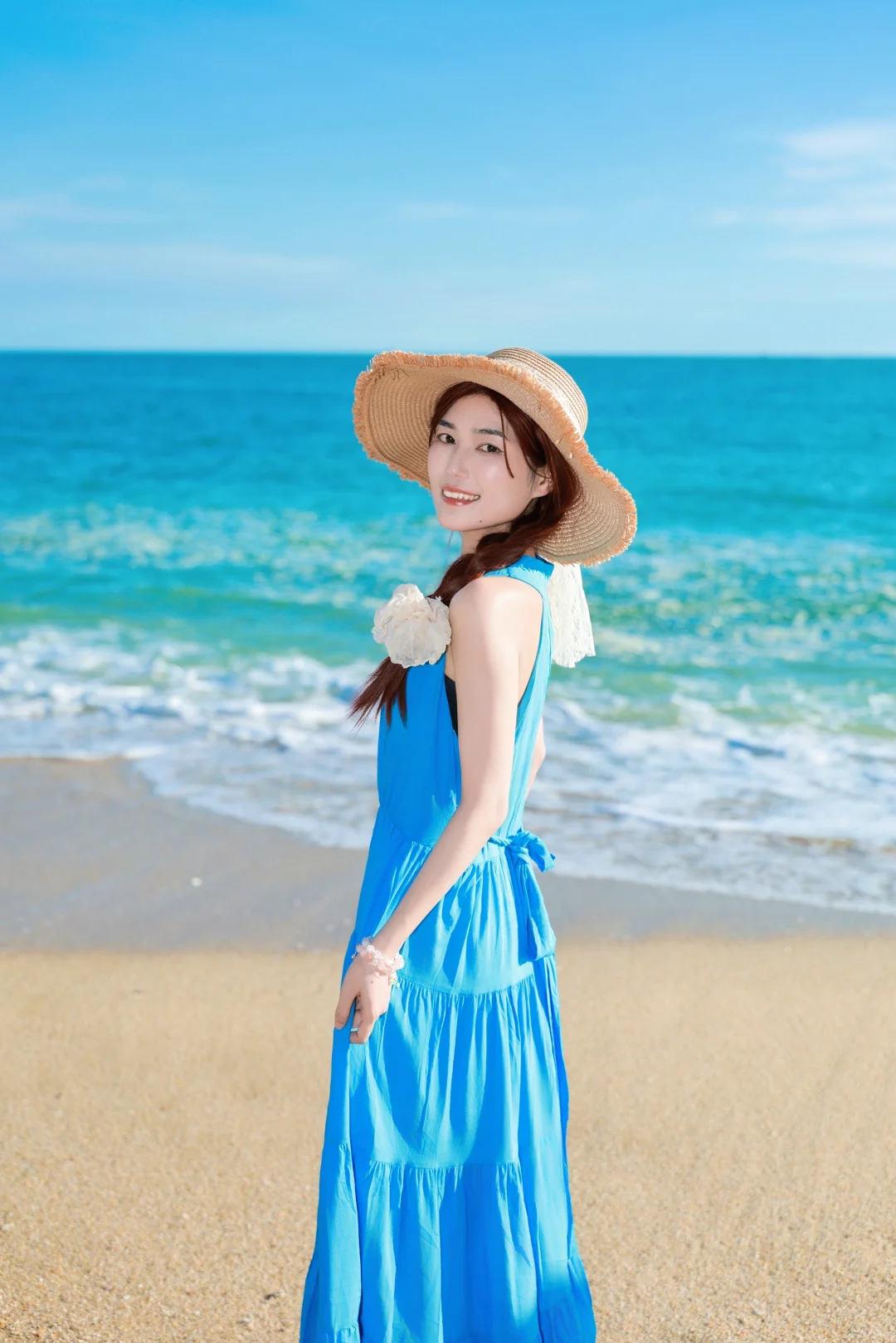 海边拍照姿势艾特你闺蜜来学