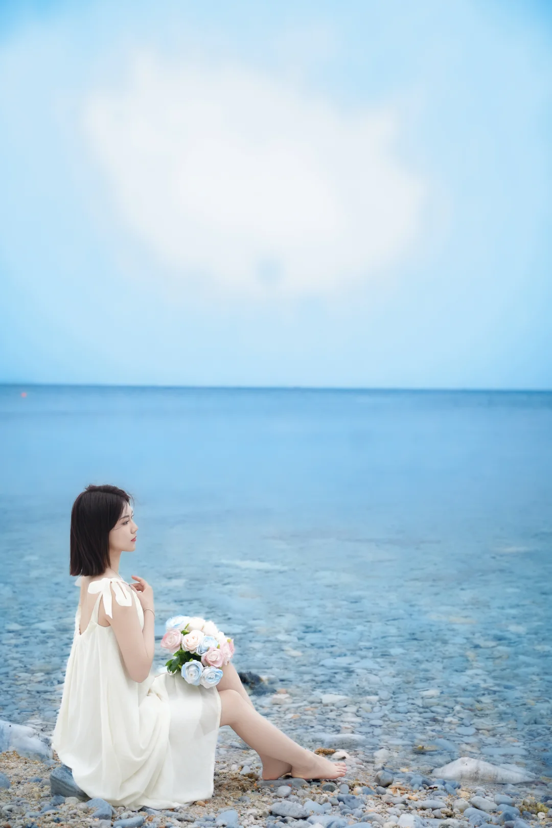 养马岛果冻海裙子出片穿搭攻略?