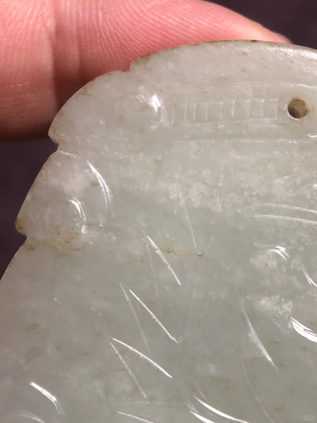 2004年天津文物展销会买的一块明代龙纹牌