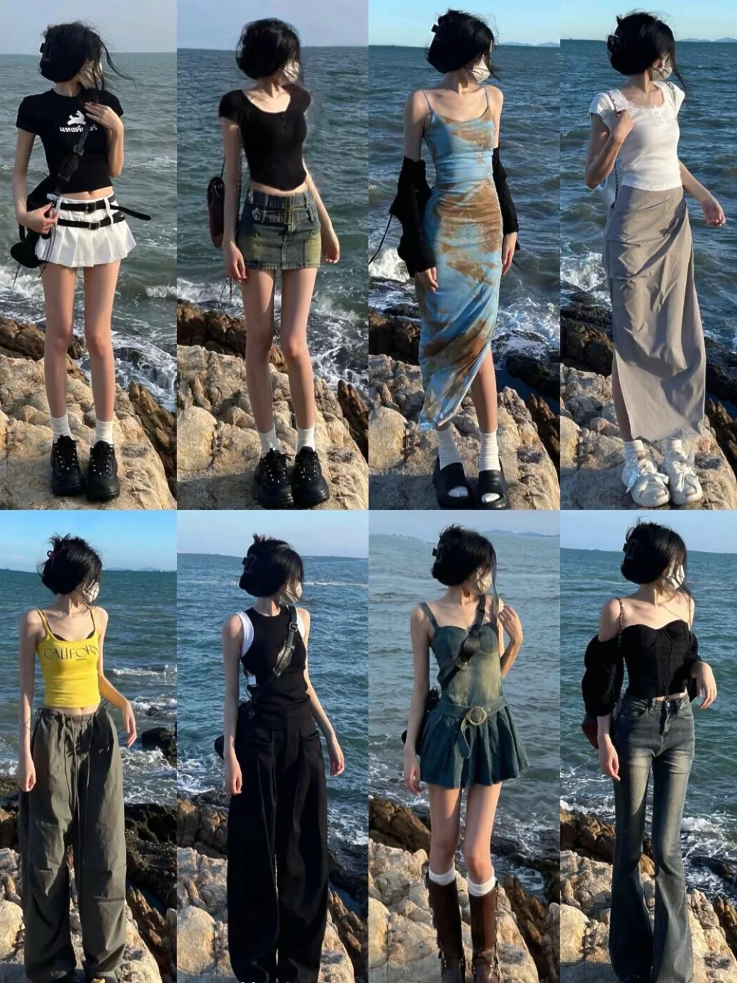 海边度假穿搭、海边氛围感穿搭