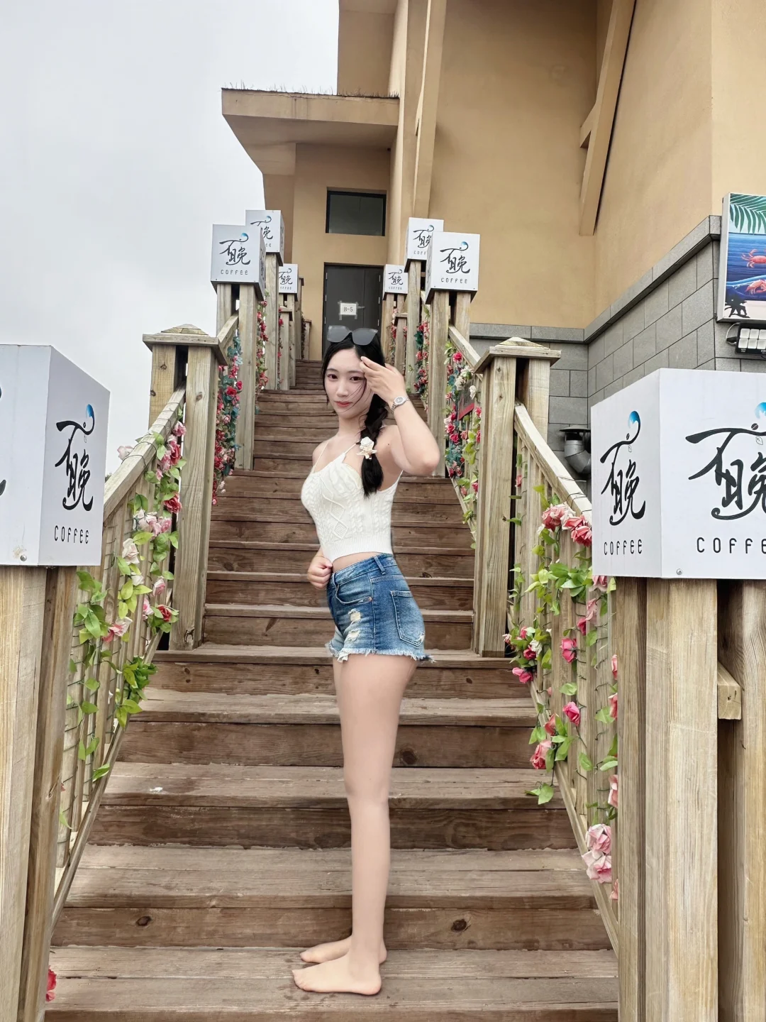海边穿搭look