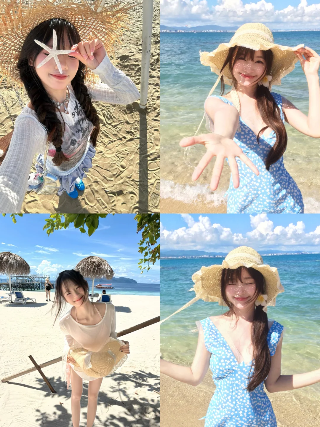 ?️ins|?跟着博主学在海边的天才拍照法！