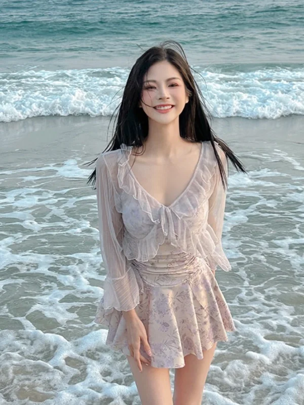 ?【仙女本命的碎花泳衣美到失语】?