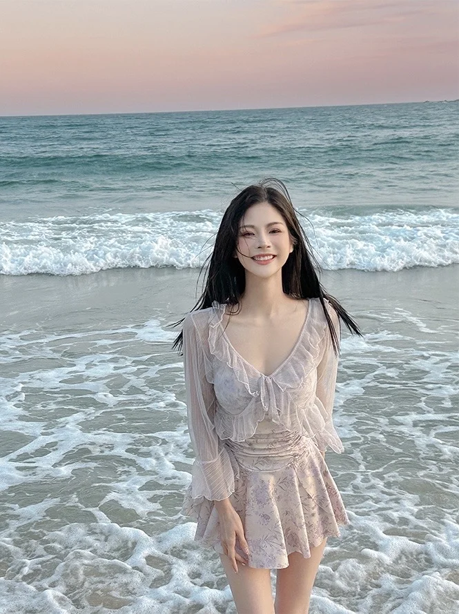 ?【仙女本命的碎花泳衣美到失语】?