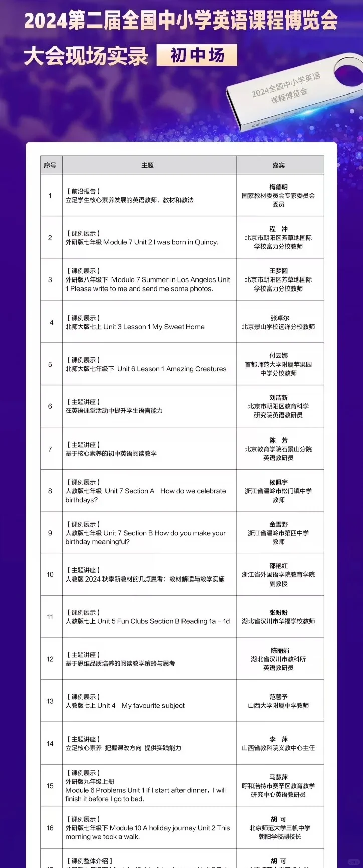 2025年第三届全国中小学英语课程博览会来啦