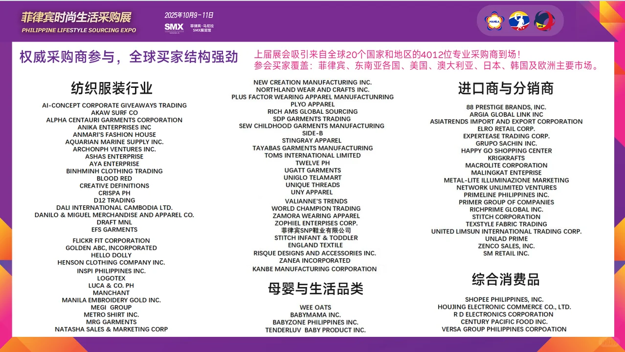 菲律宾时尚生活采购展暨亚洲跨境电商展