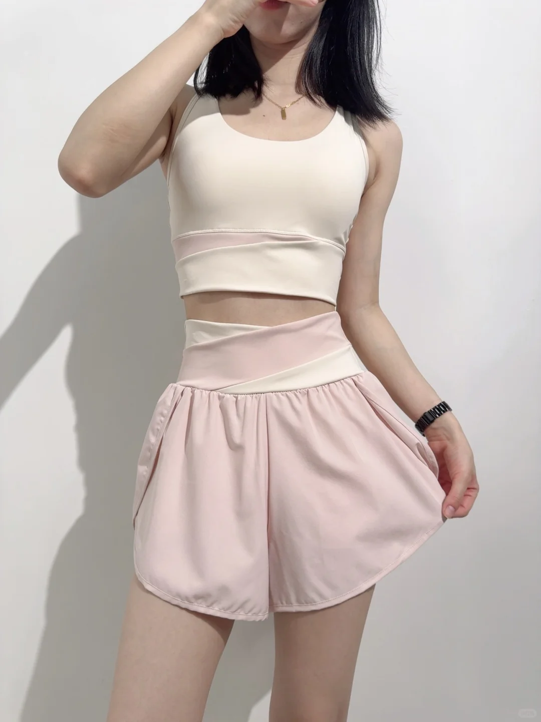 少女感爆棚?草莓奶昔瑜伽服太niu啦?49