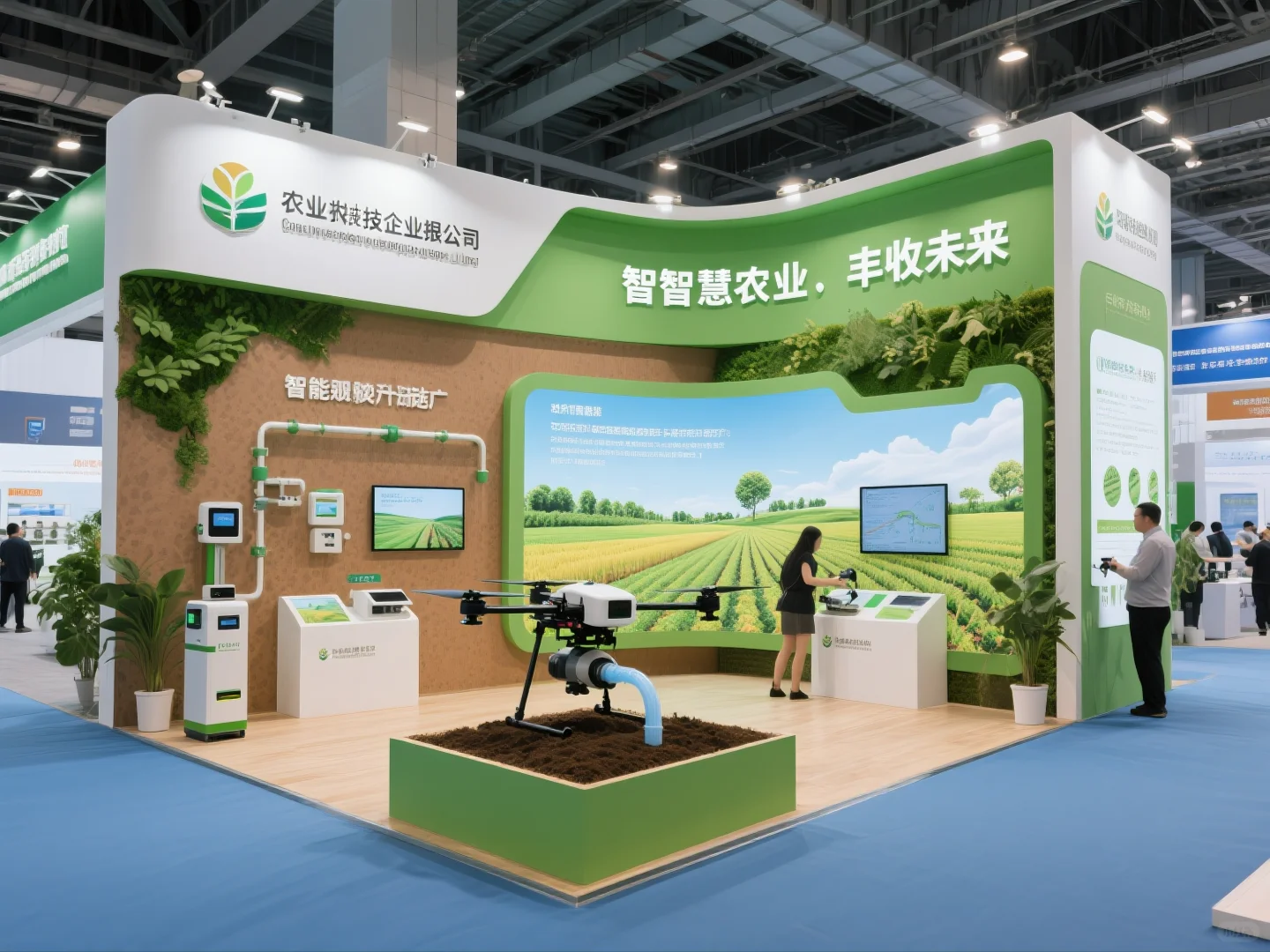 064｜AI-100套展台案例｜农业科技行业