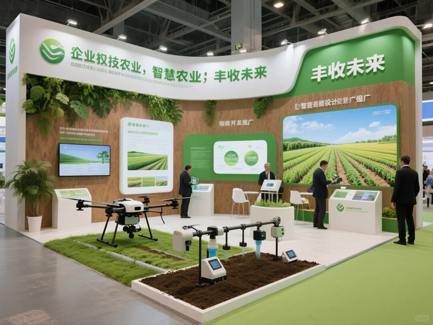 064｜AI-100套展台案例｜农业科技行业
