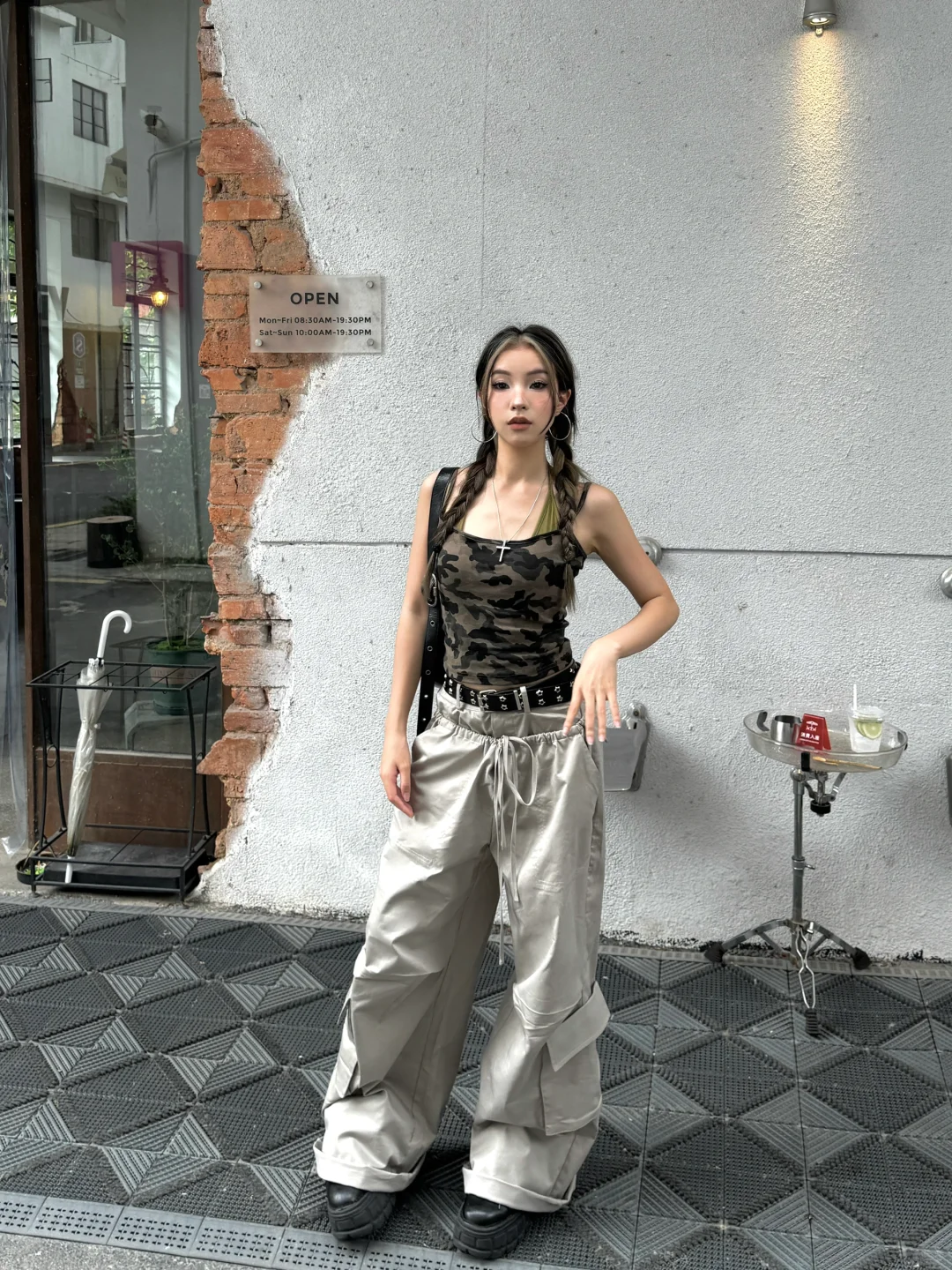 150ootd/热辣女兵??美式复古辣妹穿搭