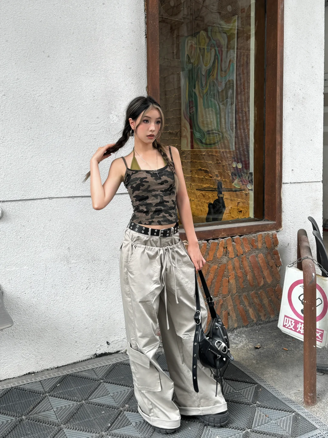 150ootd/热辣女兵??美式复古辣妹穿搭